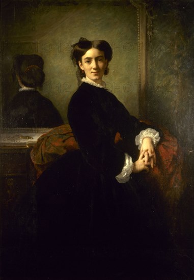 Portrait de Madame Charles Chaplin, 1863.