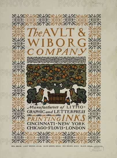 The Ault & Wilborg company, c1894 - 1896.