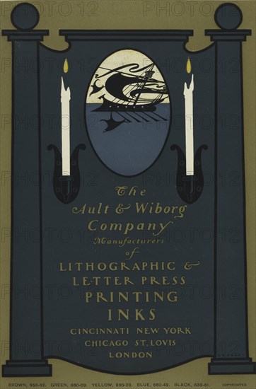 The Ault & Wilborg Company, c1894 - 1896.