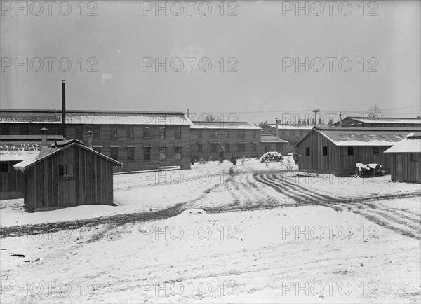 Camp Meade, Maryland - Winter Views, 1917.