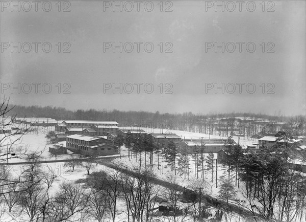 Camp Meade, Maryland - Winter Views, 1917.