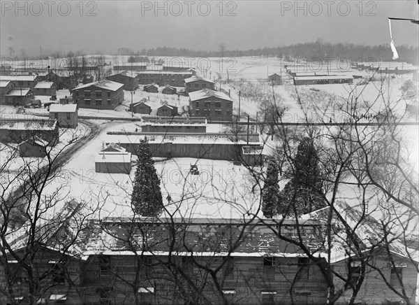 Camp Meade, Maryland - Winter Views, 1917.