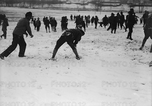 Camp Meade, Maryland - Winter Views, 1917.