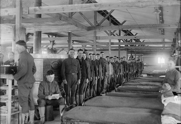 Camp Meade, Maryland - Winter Views, 1917.