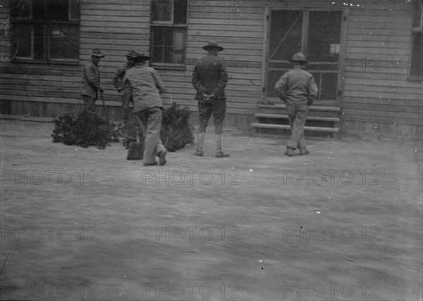 Camp Meade, Maryland - Winter Views, 1917.