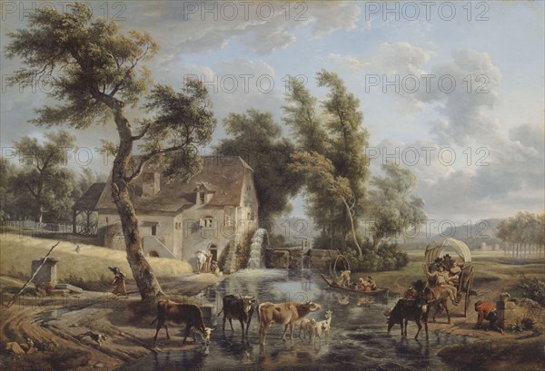 Le moulin, between 1772 and 1829. The Mill.