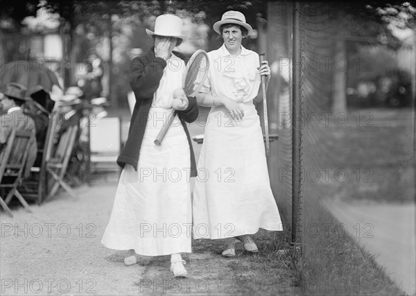 Miss Desha Allen - Tennis Tournament, 1913.