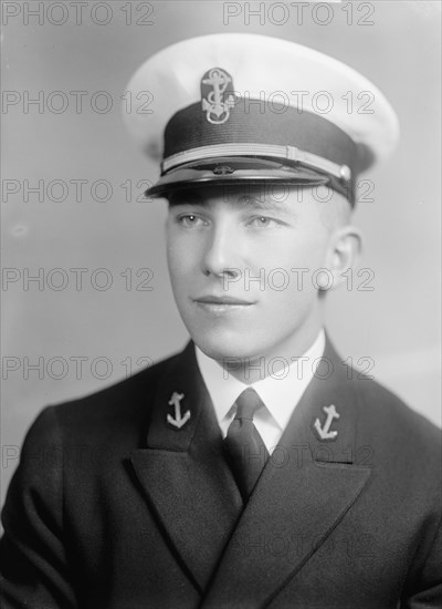 Race F. Crane, Midshipman - Portrait, 1933.