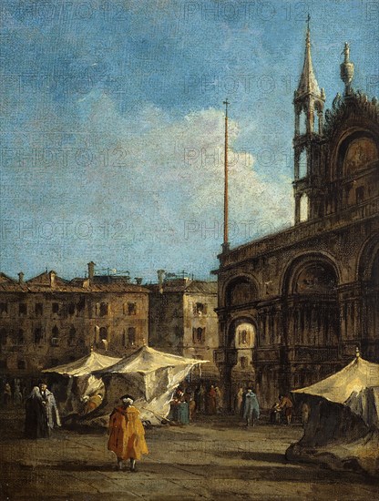 View of Piazza San Marco in Venice, c.1760.