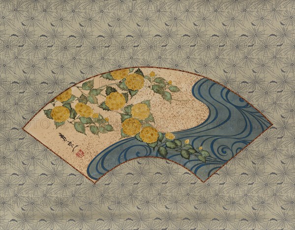 Japanese kerria and waterways, 19th century.