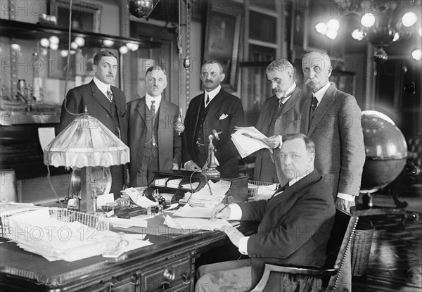War Council, 1917. Creator: Harris & Ewing.