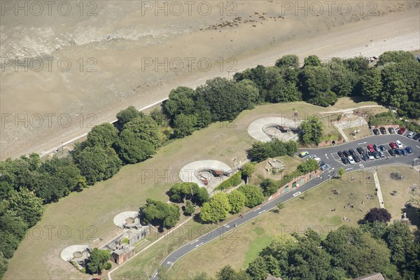 Puckpool mortar battery, Isle of Wight, 2020.