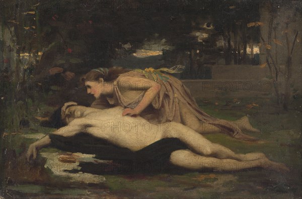 Pyrame et Thisbé, c.1875. Pyramus and Thisbe.