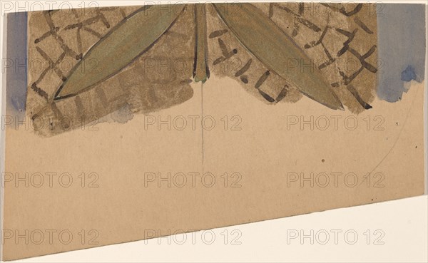 Study for a Border Design [recto], 1890/1897.