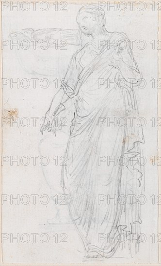 Woman in Toga [verso], probably c. 1754/1765.
