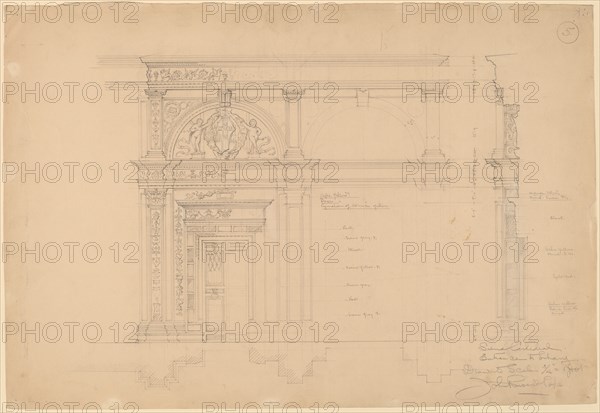 Siena Cathedral, Entrance to Library, c. 1896.