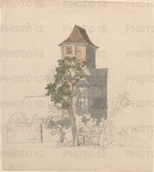 Tower of a Fortified House [recto], 1814/1815.