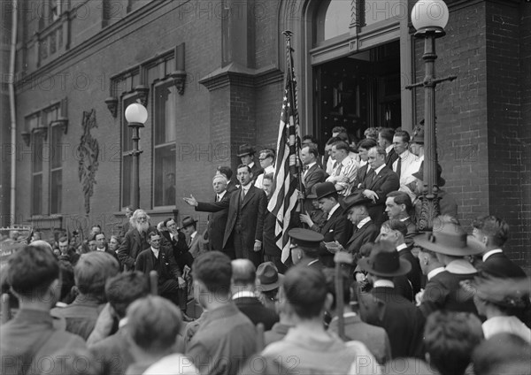Boy Scouts, at Department of Agriculture, 1917.