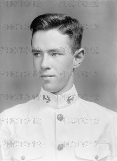 Harry H.G. Barton, Midshipman - Portrait, 1933.