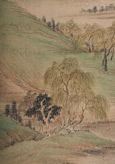 Landscape in the manner of the Wu School, 1841.