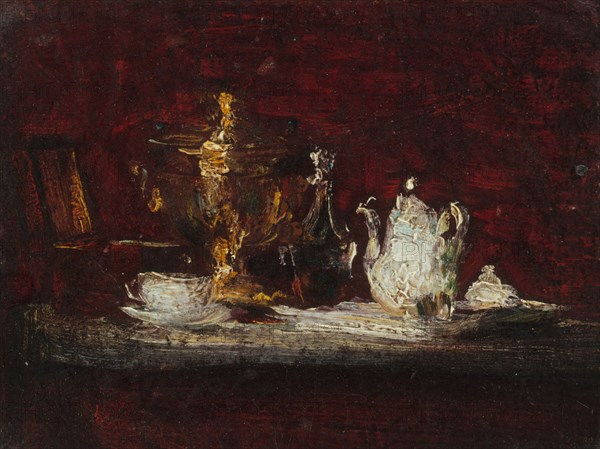 Nature morte au samovar, between 1866 and 1872.