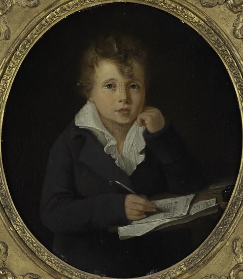 Portrait thought to be Ary Scheffer as a child.