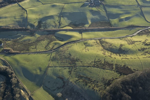 Willowford Roman temporary camp, Cumbria, 2017.