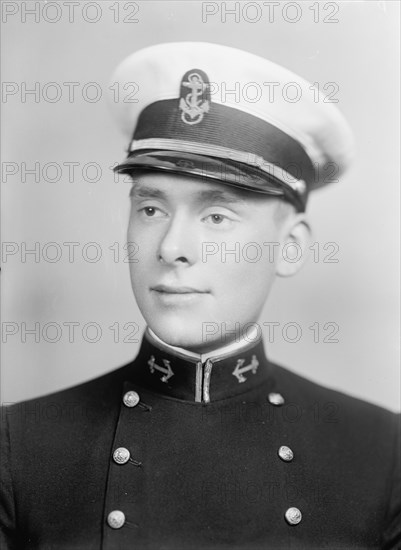 Richard G. Colbert, Midshipman - Portrait, 1933.