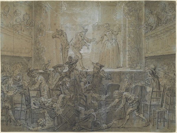 The Scene with the Tall Baguenodière, 1726/1727.