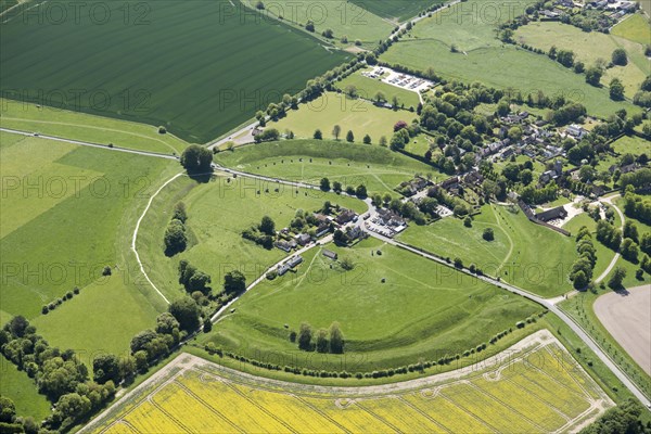 Avebury henge and stone circles, Wiltshire, 2018.