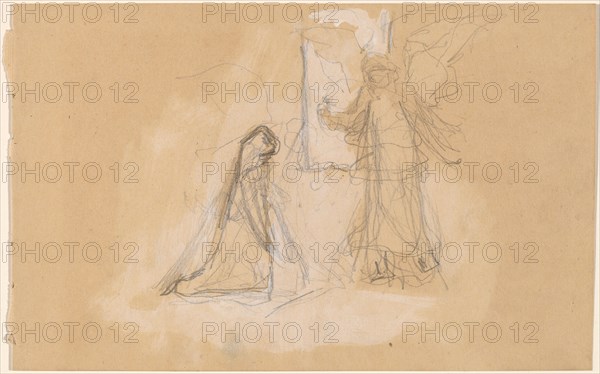 Study of a Figure from Behind [recto], 1890/1897.