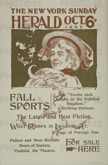 The New York Sunday herald. Oct. 6th 1895, c1895.