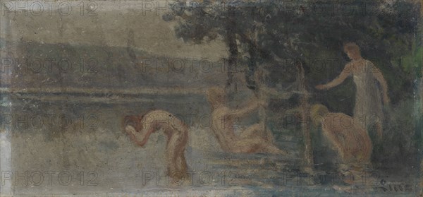 Baigneuses, late 19th-early 20th century. Bathers.