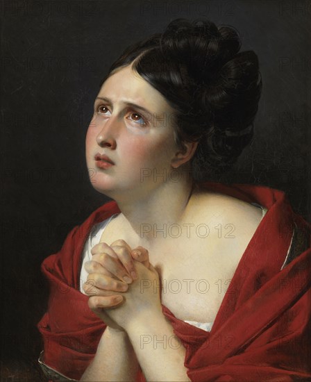 La Suppliante, 1829. Creator: Claude-Marie Dubufe.