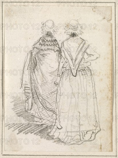 Two Women Seen from Behind, probably c. 1754/1765.