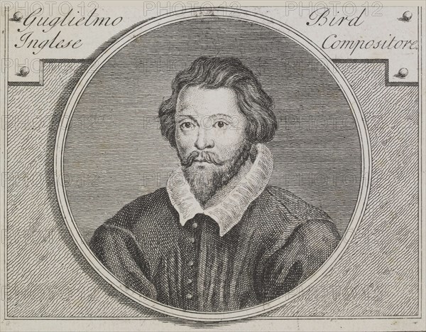 Composer William Byrd, ca 1730. Private Collection.