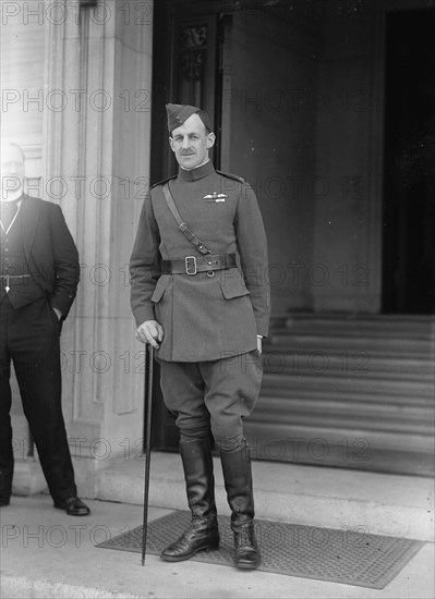 British Commission To U.S. - Maj. L.W.B. Rees, 1917.