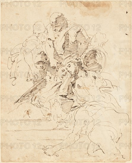 Classical Figures Gathered around an Urn, 1724/1729.