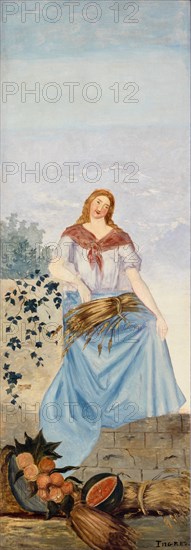 Les quatre saisons - L'été, c.1860. Summer allegory.