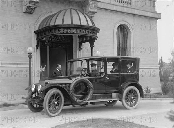 British Commission To U.S. - At Long Residence, 1917.