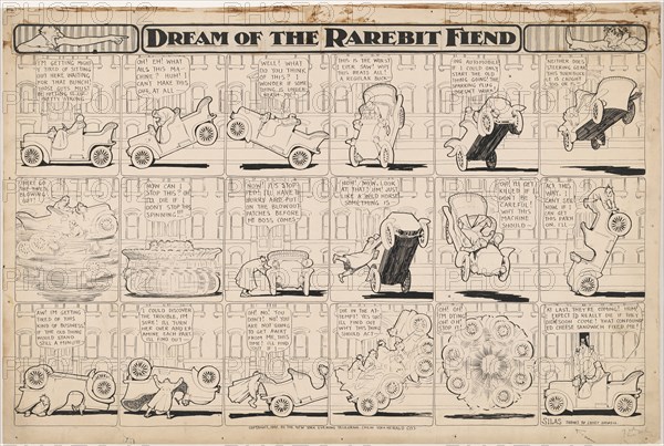 Dream of the Rarebit Fiend: Bucking Automobile, 1907.