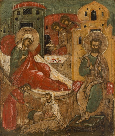 Nativity of the Mother of God, between 1575 and 1600.