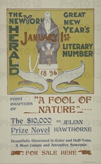 The New York Sunday herald. January 1st 1896., c1896.