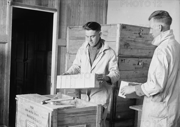 Army, U.S. Army Medical School; Typhoid Vaccine, 1917.