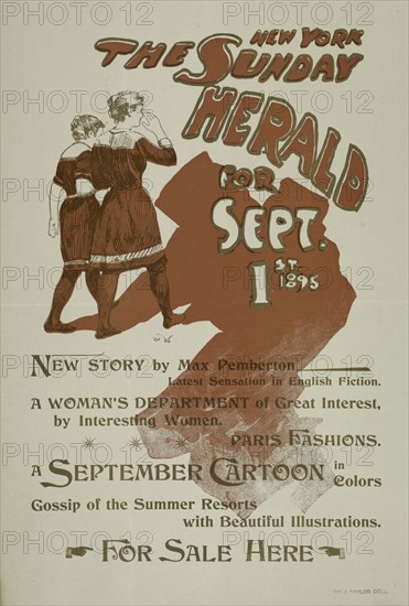The New York Sunday herald for Sept. 1st 1895., c1895.