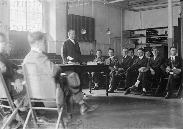 Camp Meade #2 - Drafted Men Leaving For Camp Meade, 1917.