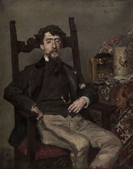 Edouardo Zamacois Y Zabala, c.1870. Creator: Henri Pille.