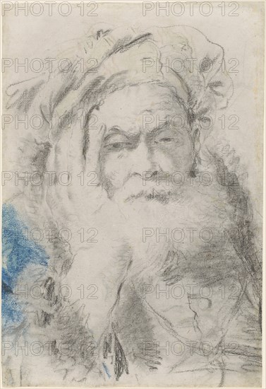 A Bearded Old Man Leaning His Head on His Hand, 1755/1762.
