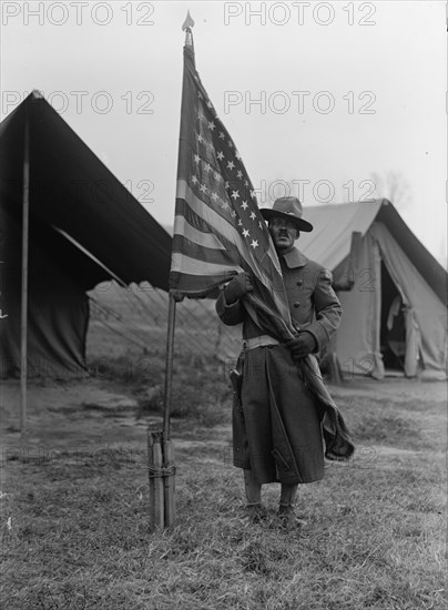 Army, U.S. Negro Troops, 1917. [African American soldier].