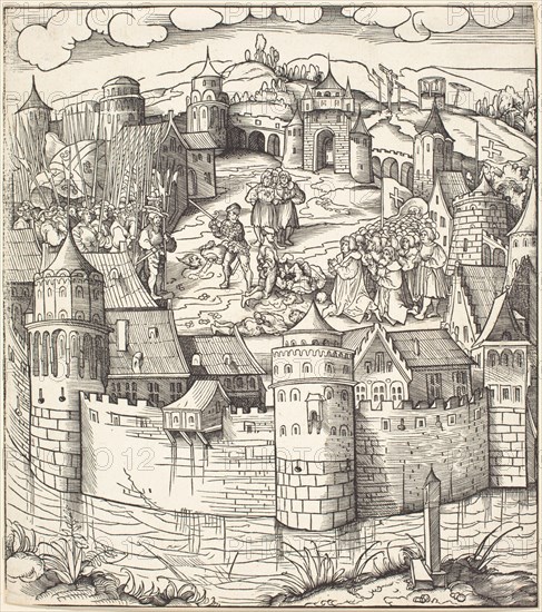 Execution of a Man at a Market-Place of a Town, 1514/1516.